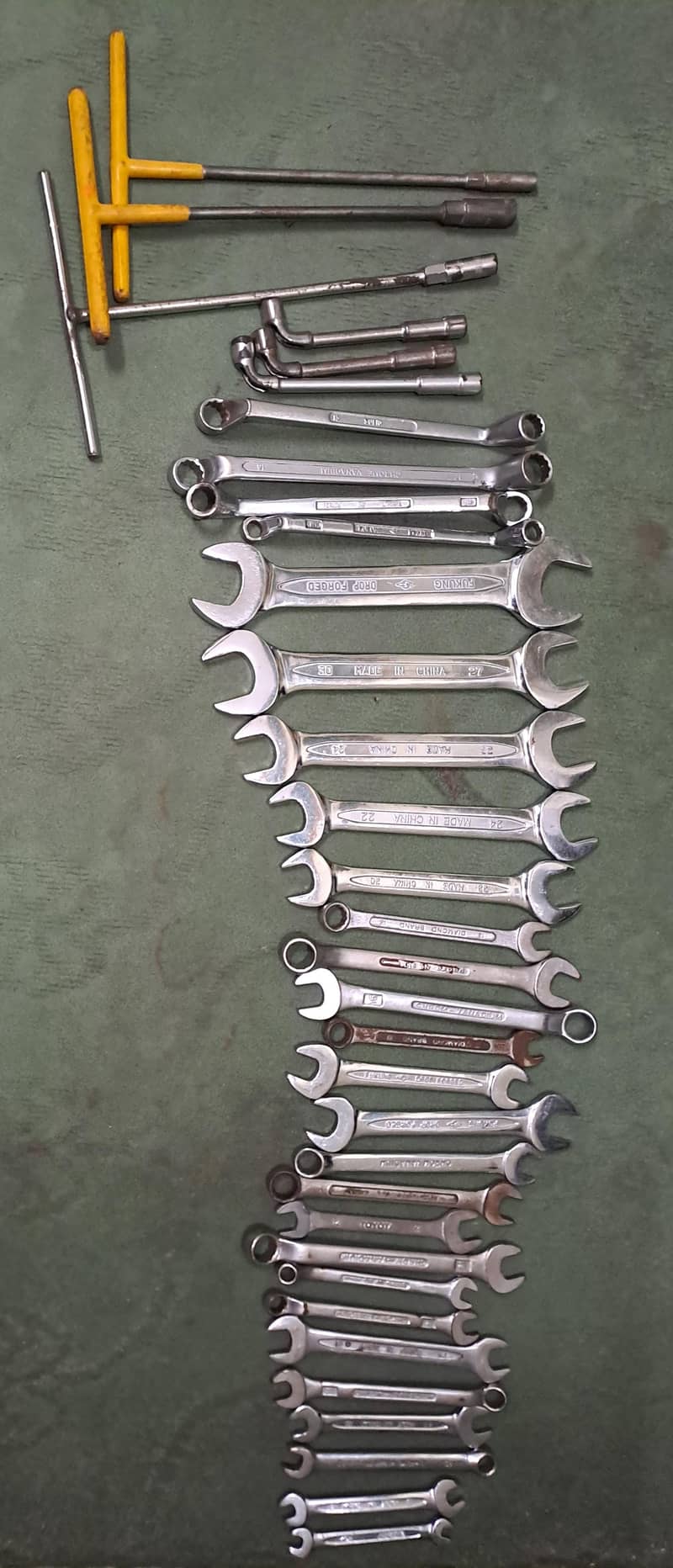 All Different used Tools. 1