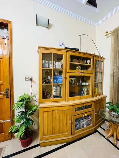 Large Oak Cabinet Divider for Sale