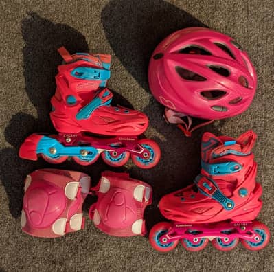Imported Inline Skating Shoes Sets Helmet + Pads available | All Sizes
