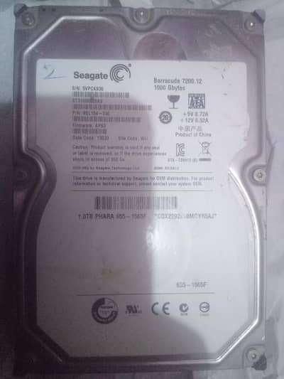 Hard drive 1 TB