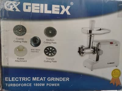 Electric meat grinder