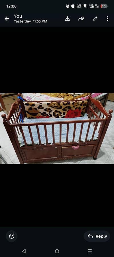 Baby coat for sale with new mattress