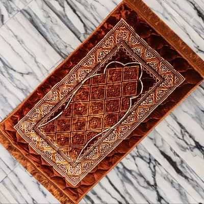 Jai namaz prayer mat premium quality foam Jainamaz velvet prayer rugs