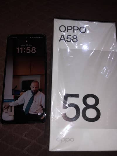Oppo A58 | 128GB/8GB | Mint Condition 10/9 | PTA Approved with Box