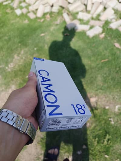 TECNO CAMON 18T 10/10 with box and all accessories 03226600949 whatapp