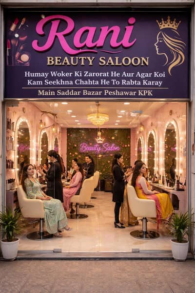 beauty parlour job available