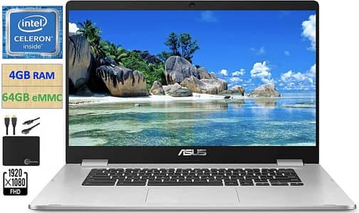 Asus Chromebook C523 - 15.6" Large Display - 10/10 Condition - Fast &