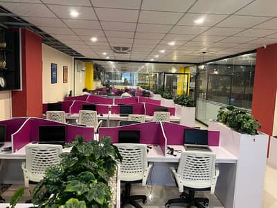 62-75 Seats Fully Furnished Office Rent Space Available For BPO Software House IT Companies Main Murree Road best location