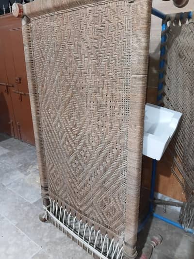 2 wooden and 1 iron charpai for sale