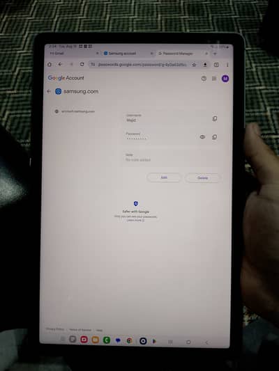 Samsung Galaxy Tab S9 FE 5G (duel SIM)