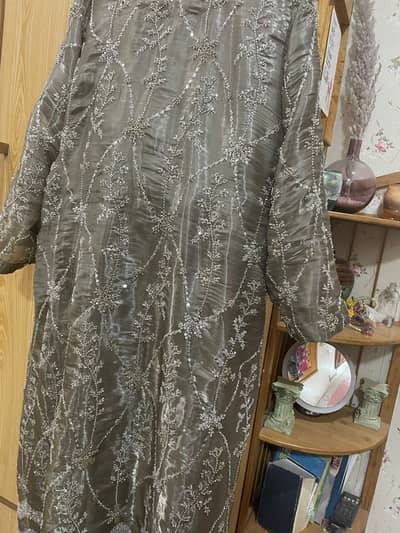 Silk with 1 truoser and 1 sharara