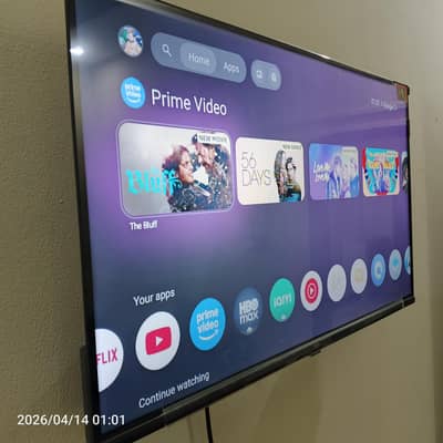 smart led tcl 32 inch 1 mounth used