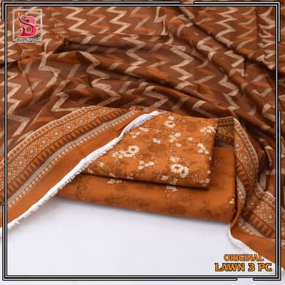 Bin saeed lawn 3pc 