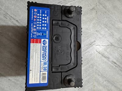 deawoo battery DL 50 urgent for sale in new condition only seuris