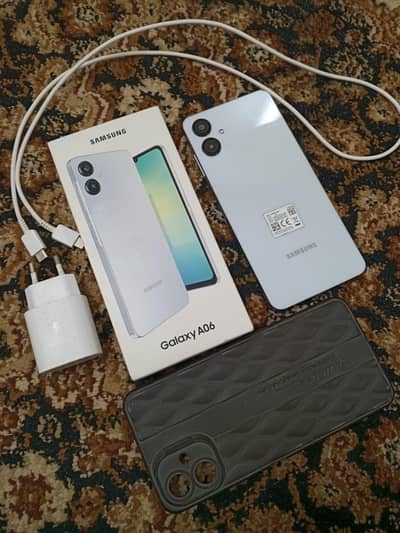 Samsung A06 128/4GB with BOX charger. Just 3 months used.