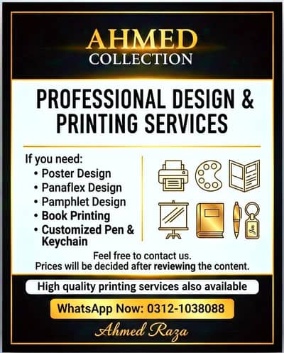 Professional Design and Printing Services