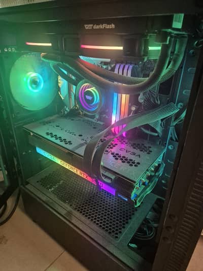 Gaming PC, Ryzen 9, Nvidia RTX 3070, 64GB, with 2K curve display