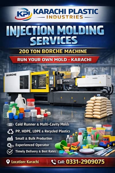 molding machine service available