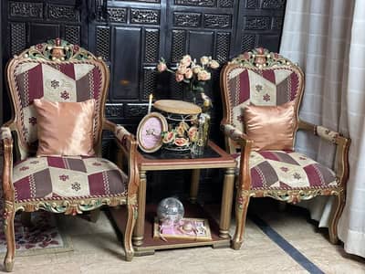 chiniyoti coffee chairs /room chair table / chairs set