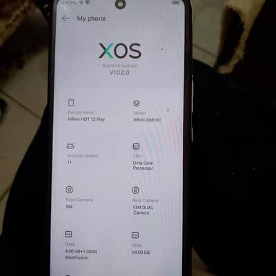 Infinix hot 12 play 4/64