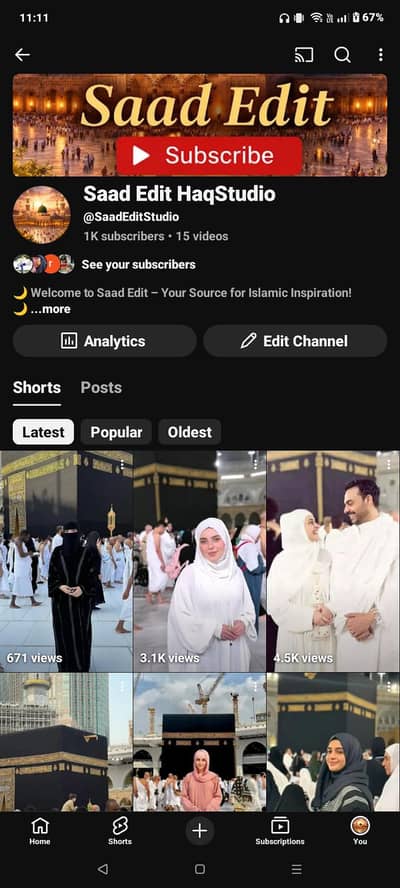 Its YouTube channel 1.9k subs and 108k views