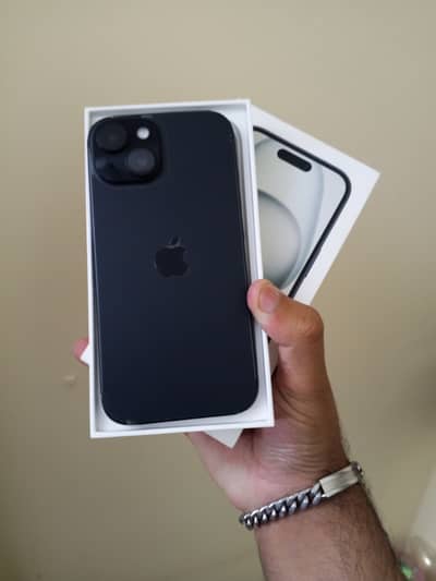 I phone 15 jv 128 with box