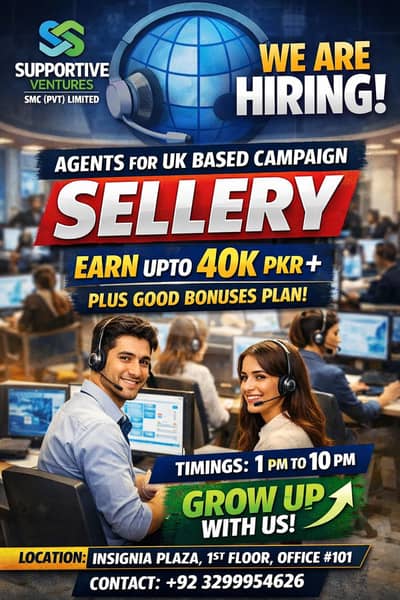 Call Center Agent – UK Based Campaign