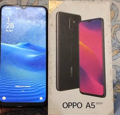 Oppo A5 2020 with charger box complete accessories