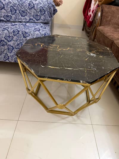 marble style coffee table