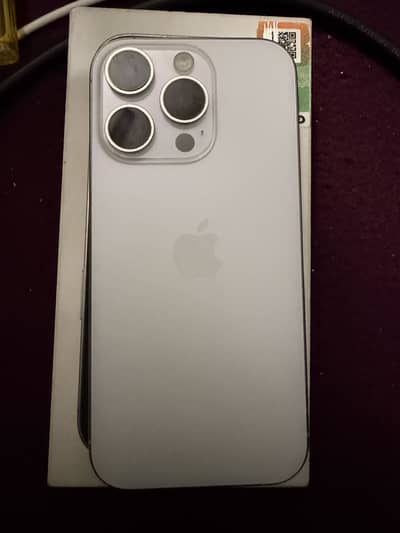 iphone 16 pro PTA approved 128 gb white colour 9.5/10
