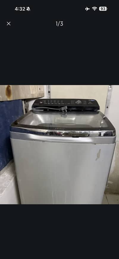 Haier washing machine 9kg fully automatic
