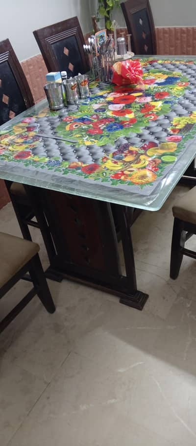 table with 6 chairs available