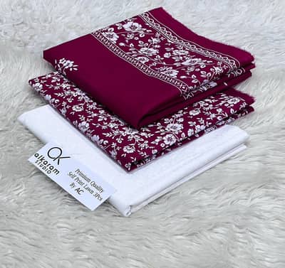 NISHAT + AL-KARAM LAWN 3pcs