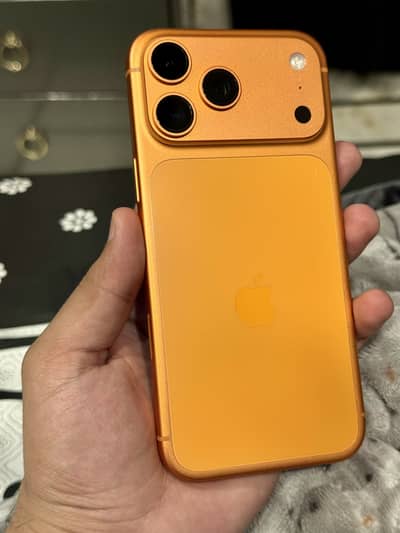 Iphone17PROMAX 256GB NON PTA BATTERY HEALTH 100% 48CYCLE BOTH Esim