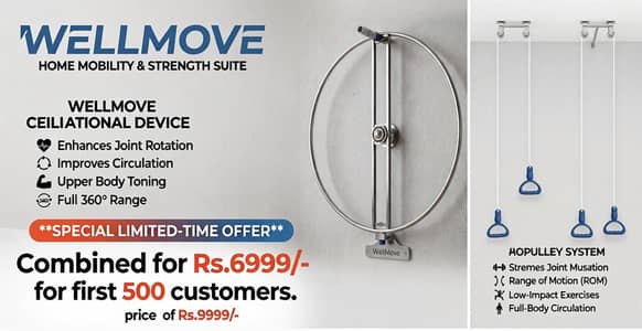 Shoulder Wheel & Pulley System | Physiotherapy Equipment