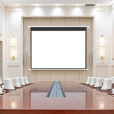 multimedia projector screen of all types and sizes available