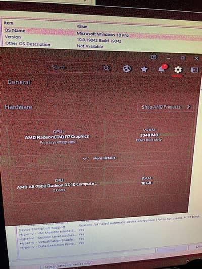 AMD A8 | 10 GB DDR | 2 GB GRAPHIC CARD
