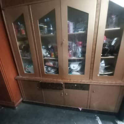 bed and Dressing and showcase