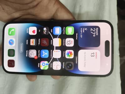 iphone 14pro space black with orignal box