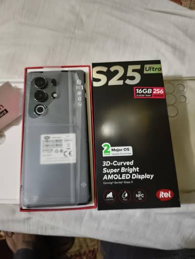 itel S25 ultra 8/256GB 10/10 lush condition 8 month warranty full box