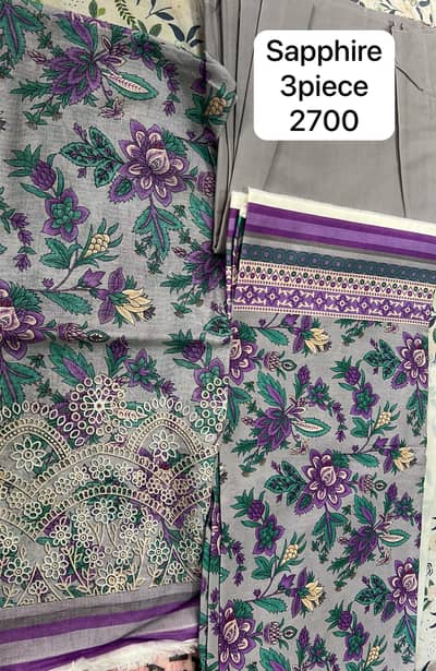 New branded lawn 3pcs
