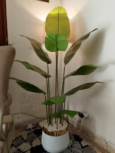 artificial banana plant with pot  for sale