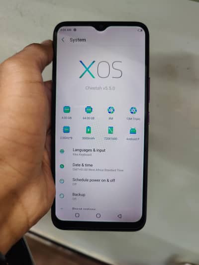 03195212208 Infinix hot 8 4 64 all ok pta official