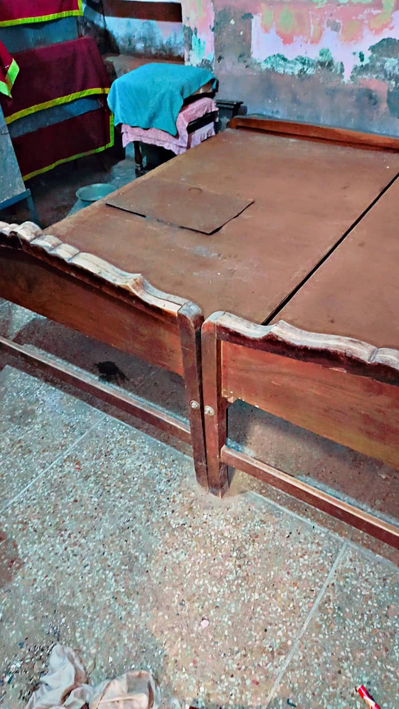 دو عدد سنگل بیڈ فار سیل 0