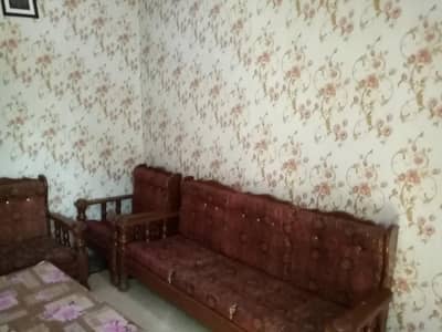 wooden sofa set with cushion. . . . . . .