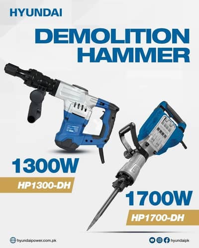 Hyundai breaker hammer 1300W , 1700W