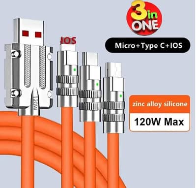 3 in 1 charging cable