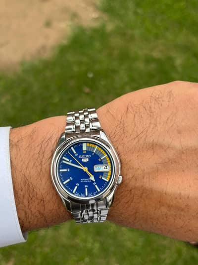 Men's Seiko 5 Racer Automatic Watch