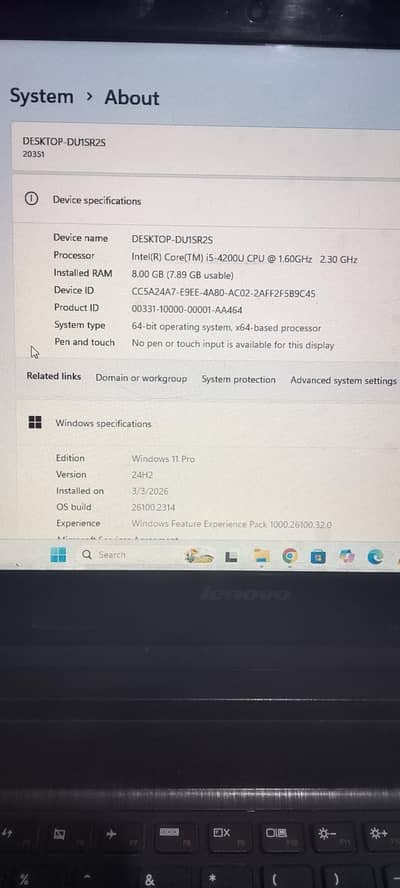 Lenovo z50-70 core i5 4 generation