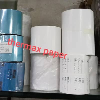thermal pinter roll/ sticker roll/ barcode labelsz barcode rolls/ roll